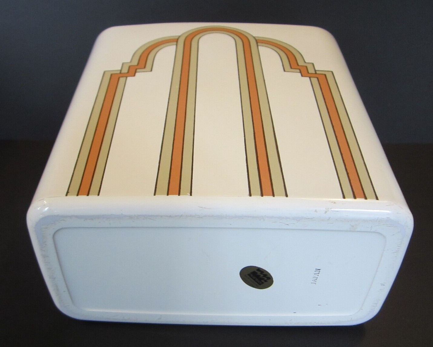 Art Deco Nouveau Garbage Bin Trash Can McGregor Bath Fashion Wastebasket Vintage