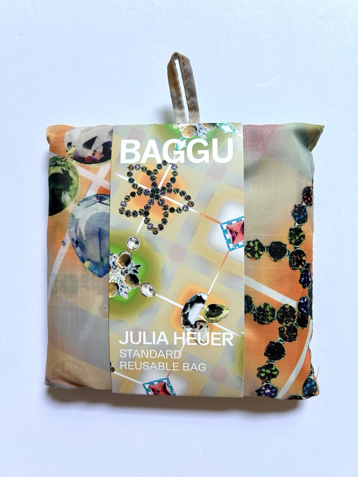 NEW! Baggu x Julia Heuer STANDARD BAG in “Raisa” Recycled Nylon SOLD OUT + RARE!