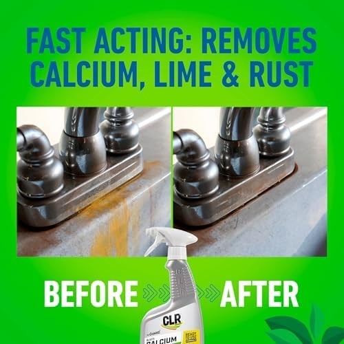 CLR Calcium Lime and Rust Remover EPA Safer Choice 22 oz Spray