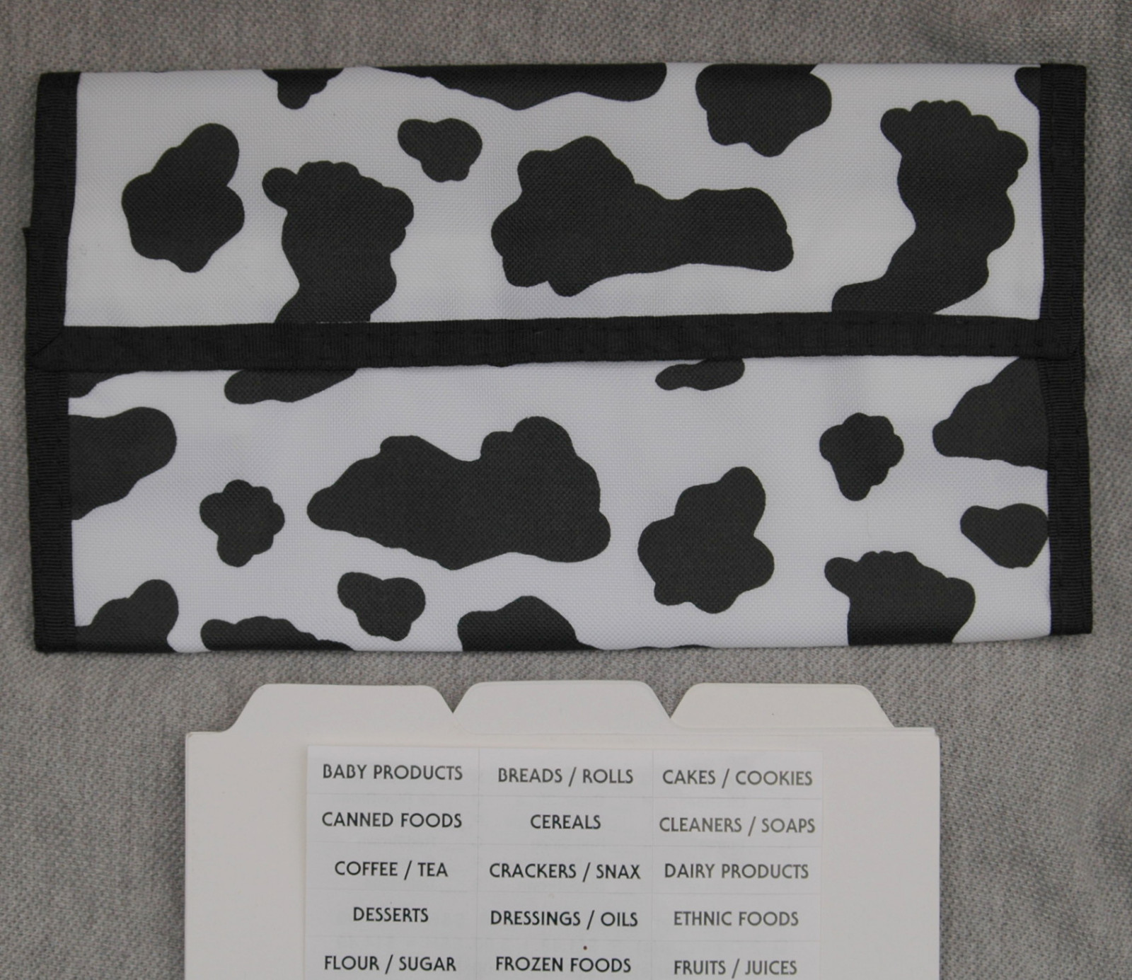 Cow Pattern Hannah Hansen Coupon Organizer Holder