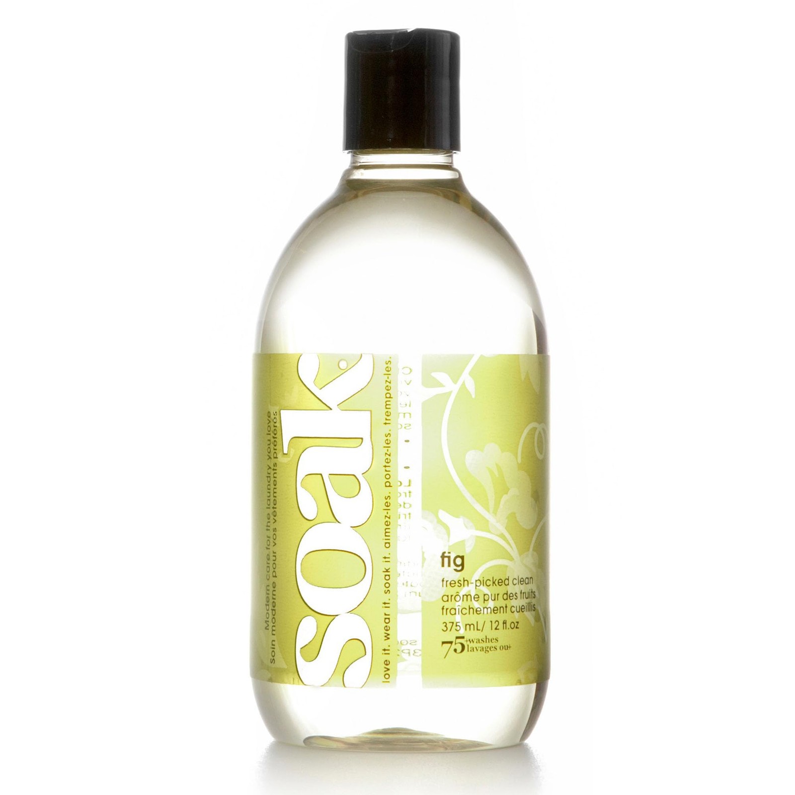 Soak Laundry Soap – No Rinse, Plant Derived Hand 12 Fl Oz (Pack of 1), Clear
