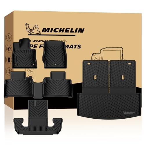 Vehicle Mats, All-Weather TPE Custom 2022-2026 Ford Explorer 6 Seats, Premier