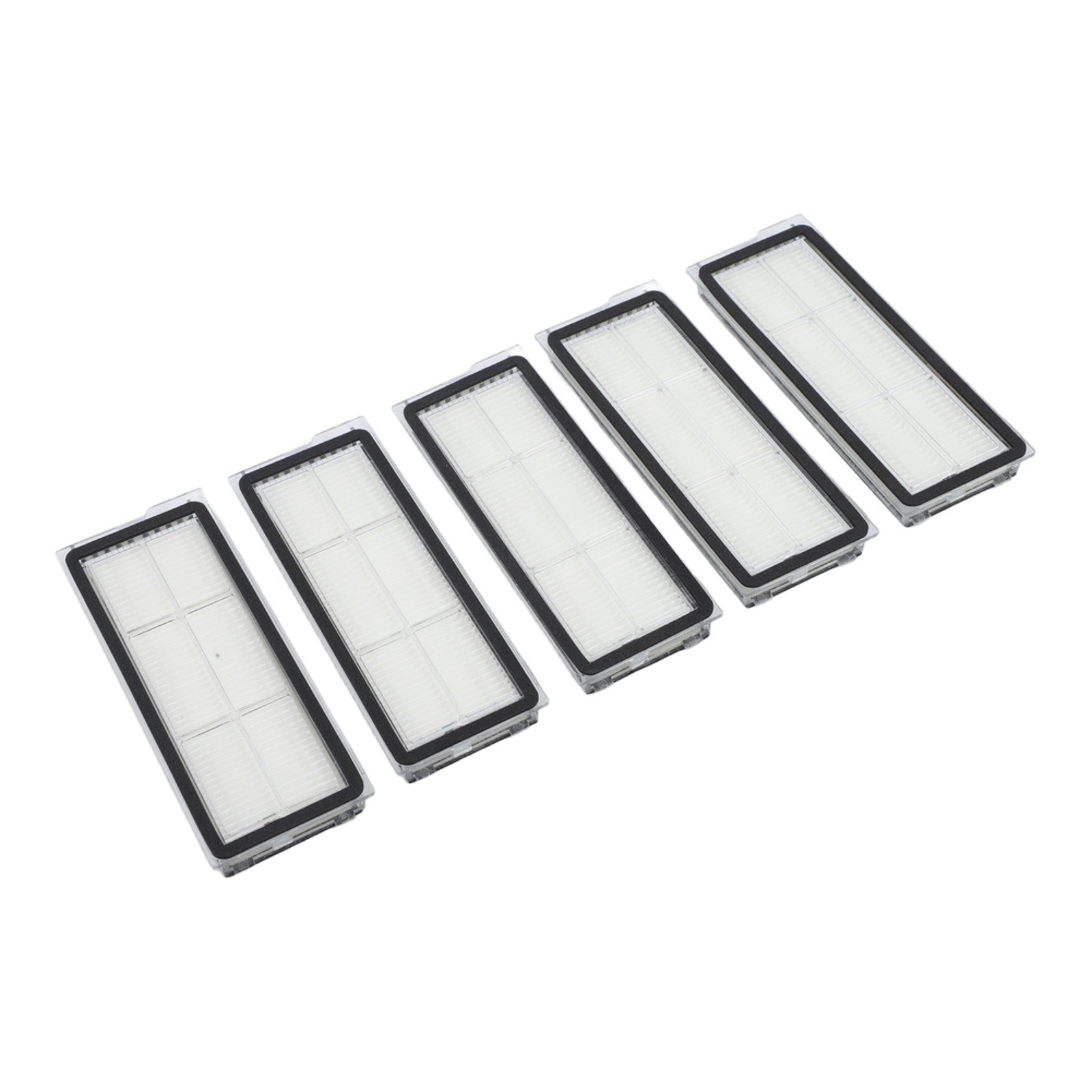 5 Piece White Filter Kit Compatible with For Roborock QV 35A QV 35S S5V