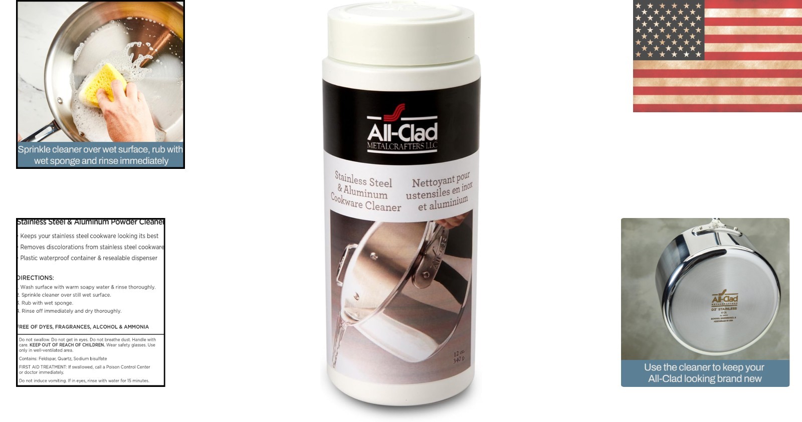 Eco-Friendly Powder Polish for Stainless Steel Cookware – 12 Ounce Edition