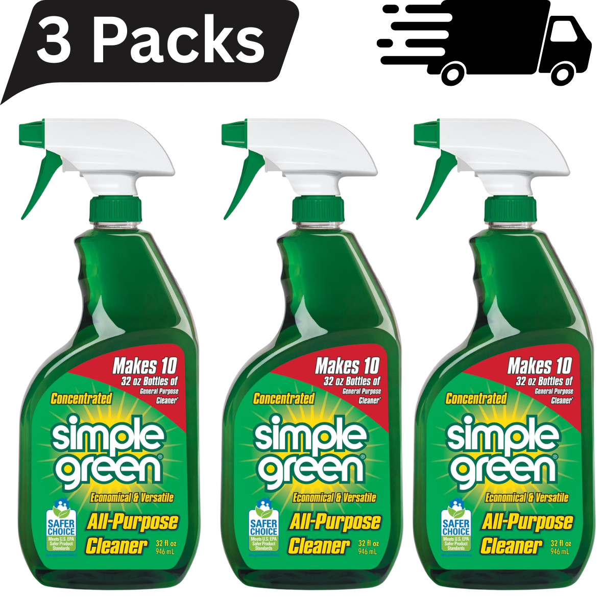 Simple Green All-Purpose Cleaner Concentrate, Spray Bottle, Original, 32 fl. oz
