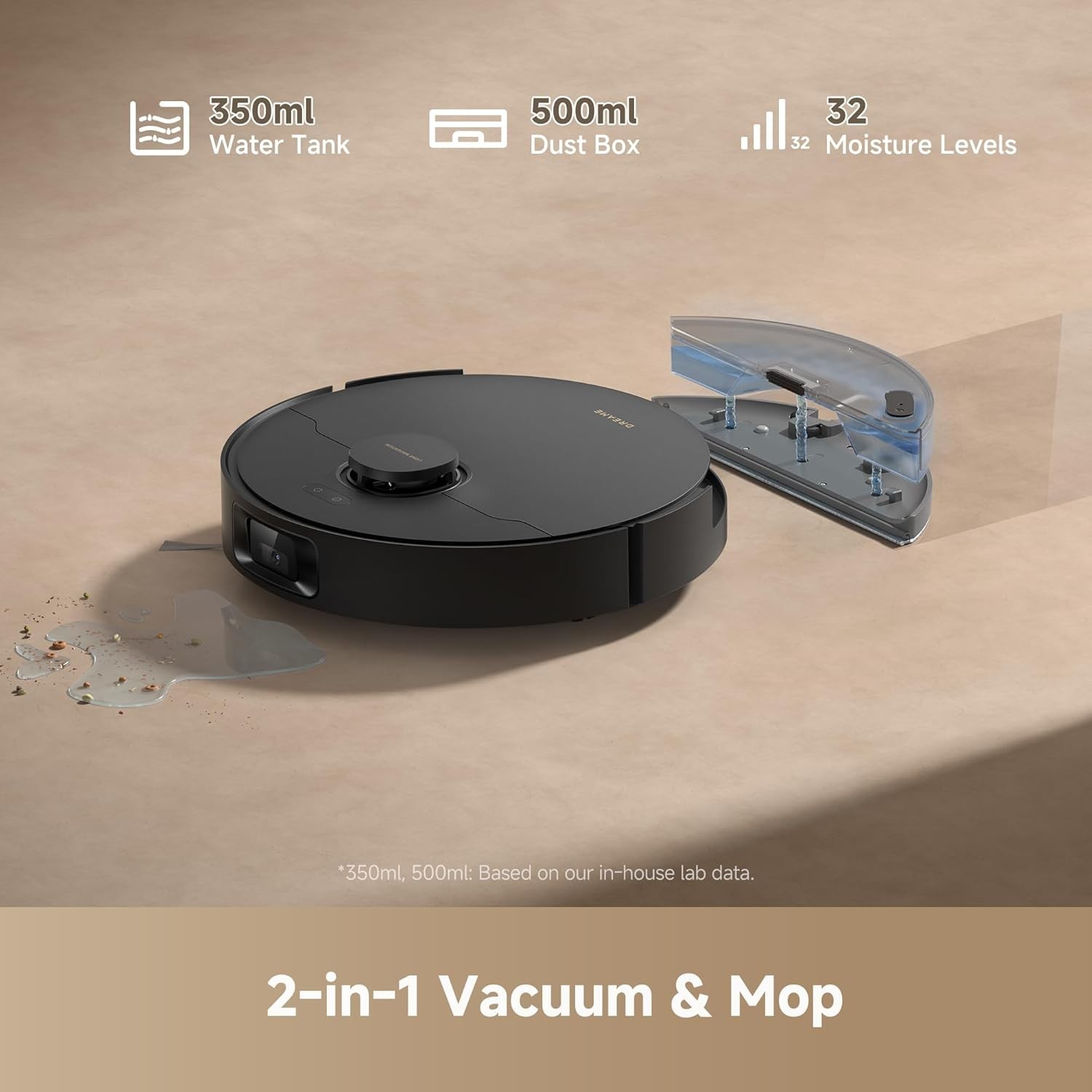 D20 Plus Robot Vacuum and Mop, 13,000Pa Suction, Self-Emptying with 5L Dust B…