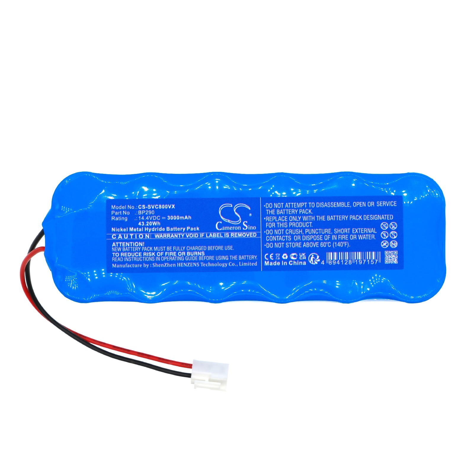 BATTERIE 3000mAh BP290 For Goddess CL290 CL390B CL390S CL390W, Sencor SVC 8000
