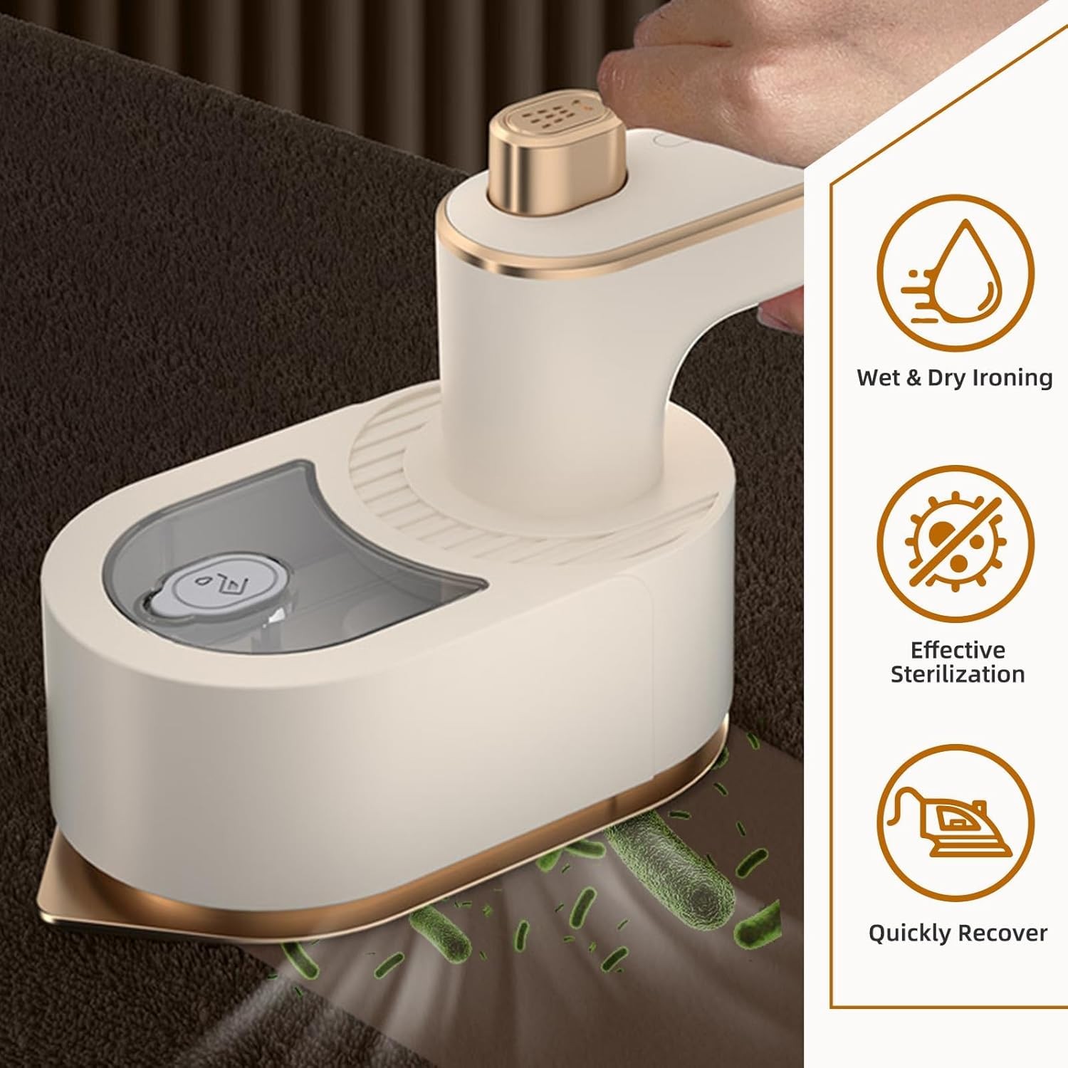 Mini Portable Micro Steam Iron Machine Steamer Handheld Garment Clothes Ironing