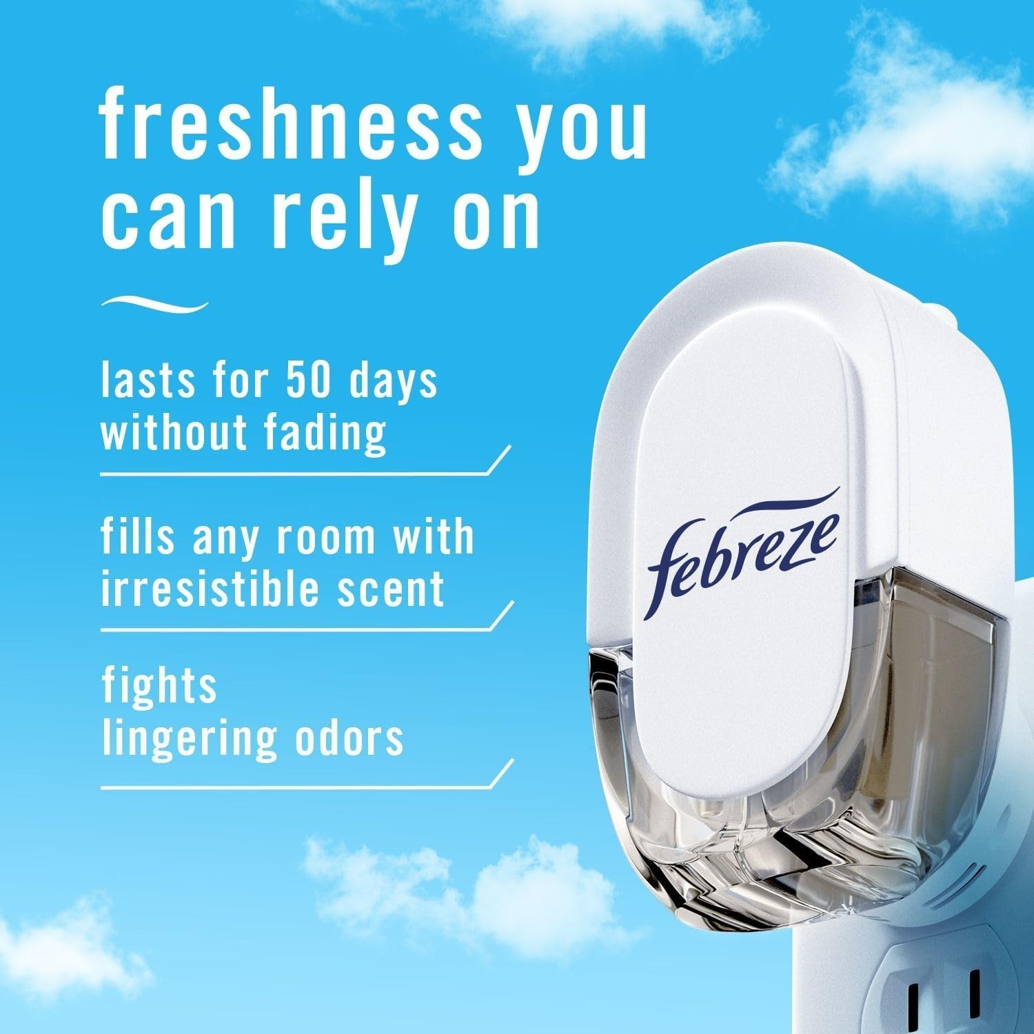 Febreze Plug In Air Freshener, Odor-Fighting Scented Oil Refill, Air Fresheners