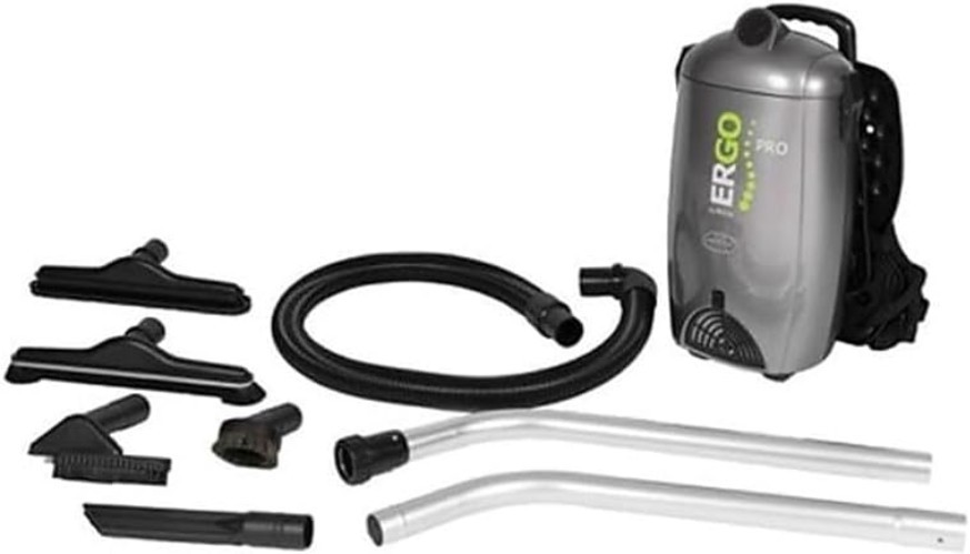 Vacuum Cleaner Backpack HEPA Filter 8 Quart Lightweight Quiet 1400W