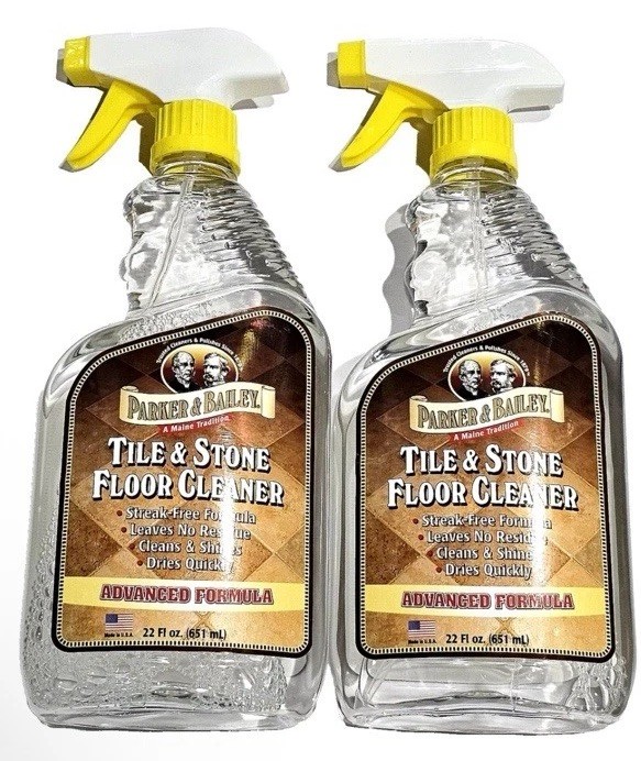 2 Pack Parker & Bailey Title & Stone Floor Cleaner Streak Free 22oz New OPP