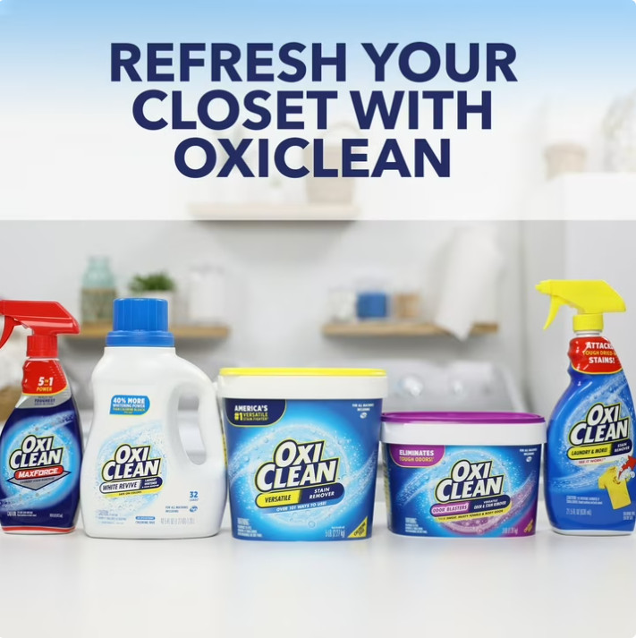 4 Pack OxiClean Versatile Stain Remover Powder, Around the Home&Laundry,5 lb Pk