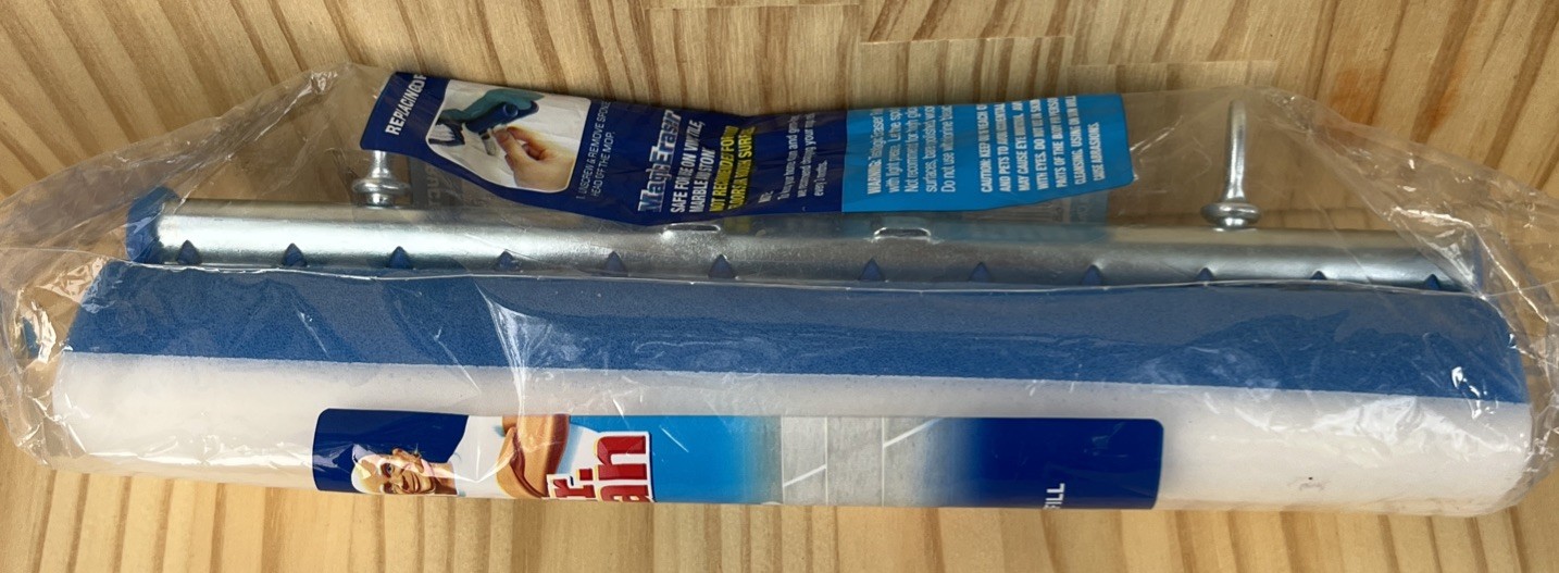 Mr. Clean Magic Eraser Roller Mop Refill Mophead Safe On Vinyl Tile Marble Stone