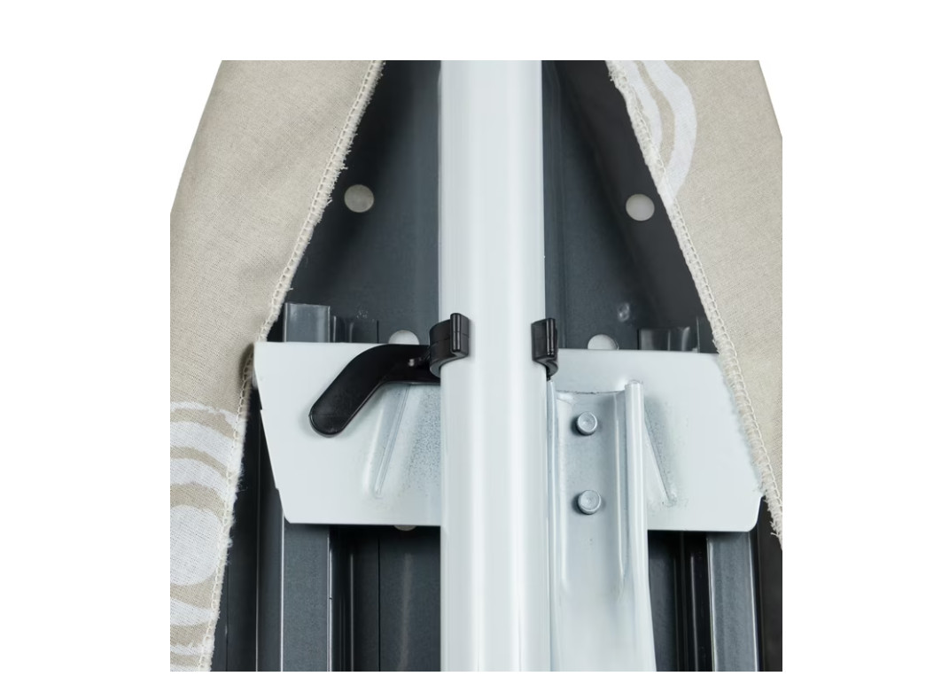 Full‑Size T‑Leg Ironing Board – , Adjustable Height, Steel Frame, Thick Padded