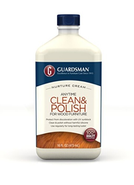 Guardsman Clean & Polish For Wood Furniture – Cream Polish 16 oz – Silicone Free