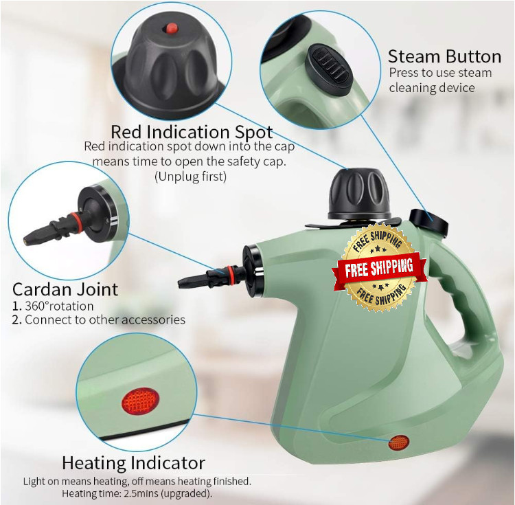 Maquina de limpieza a vapor limpiador para auto carro casa hogar Potente 1150W