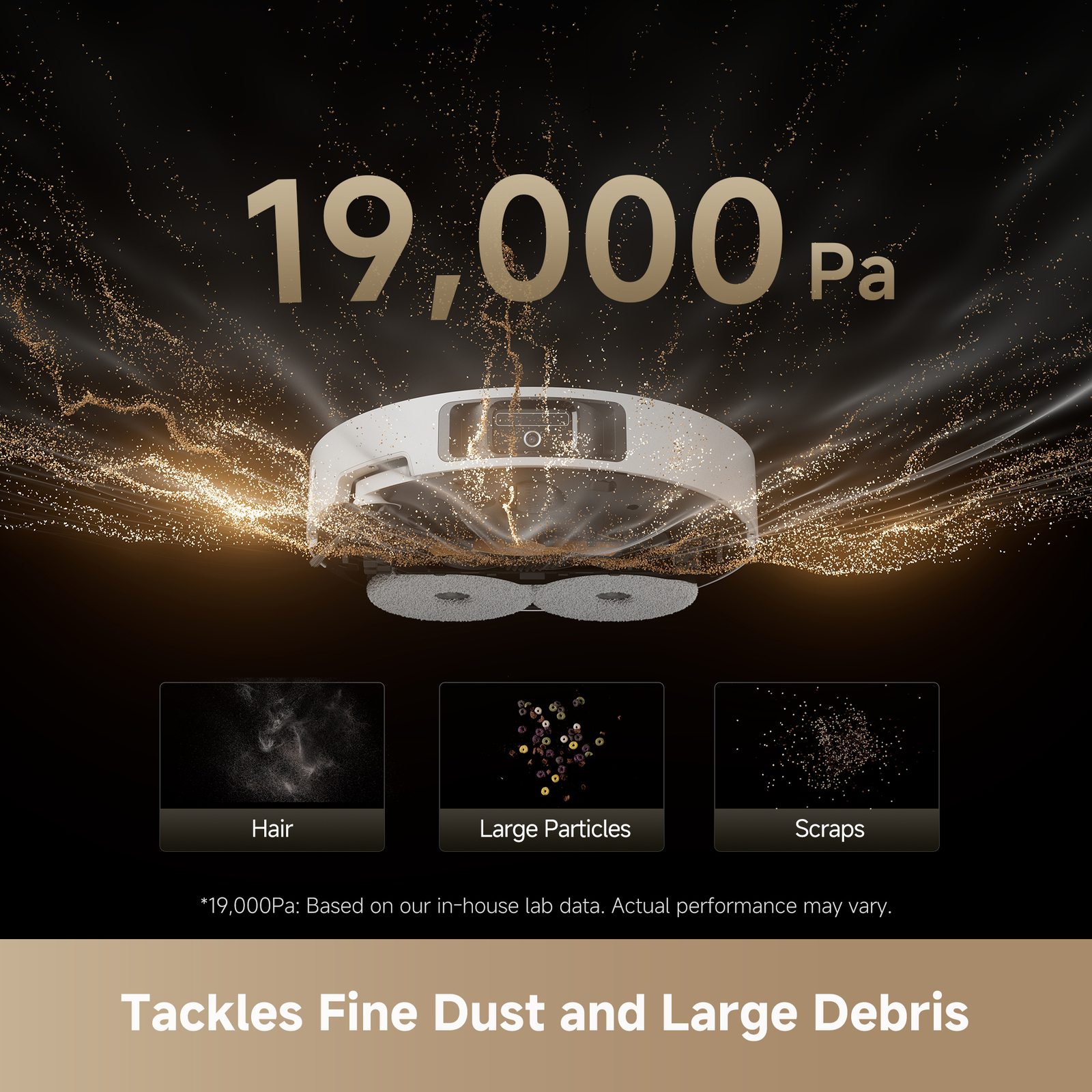 DREAME L40s Ultra White Robot Vacuum 19000Pa DuoBrush｜Certified Refurbished