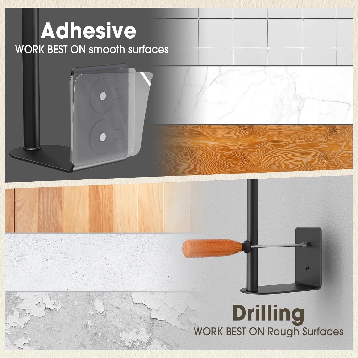 Durable Hat Organizers with Three Installation Options – Perfect for Any Room