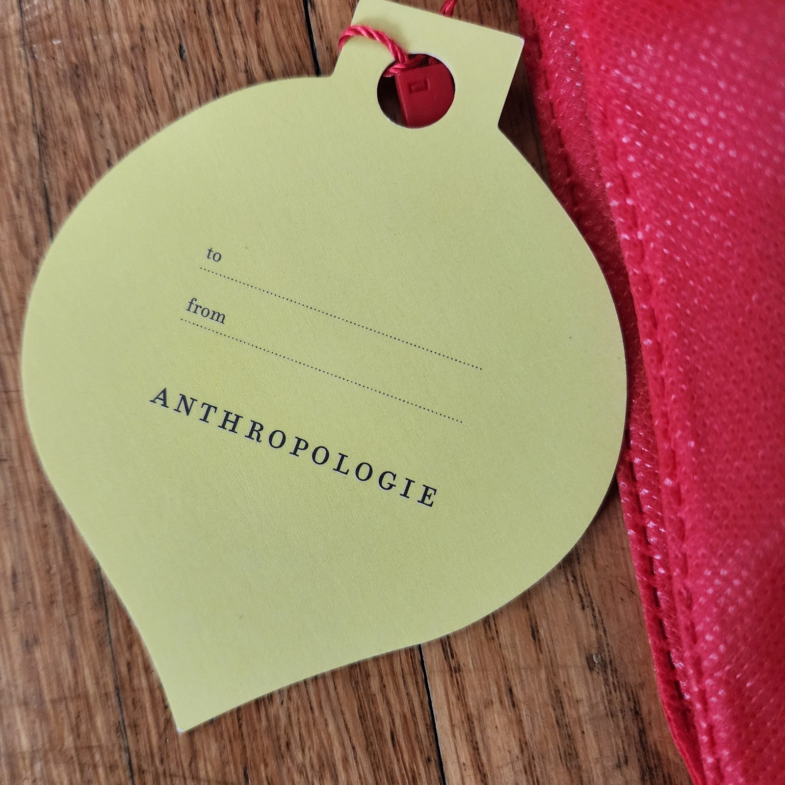Anthropologie Store holiday Tote Bag reusable 2025 Set of 2