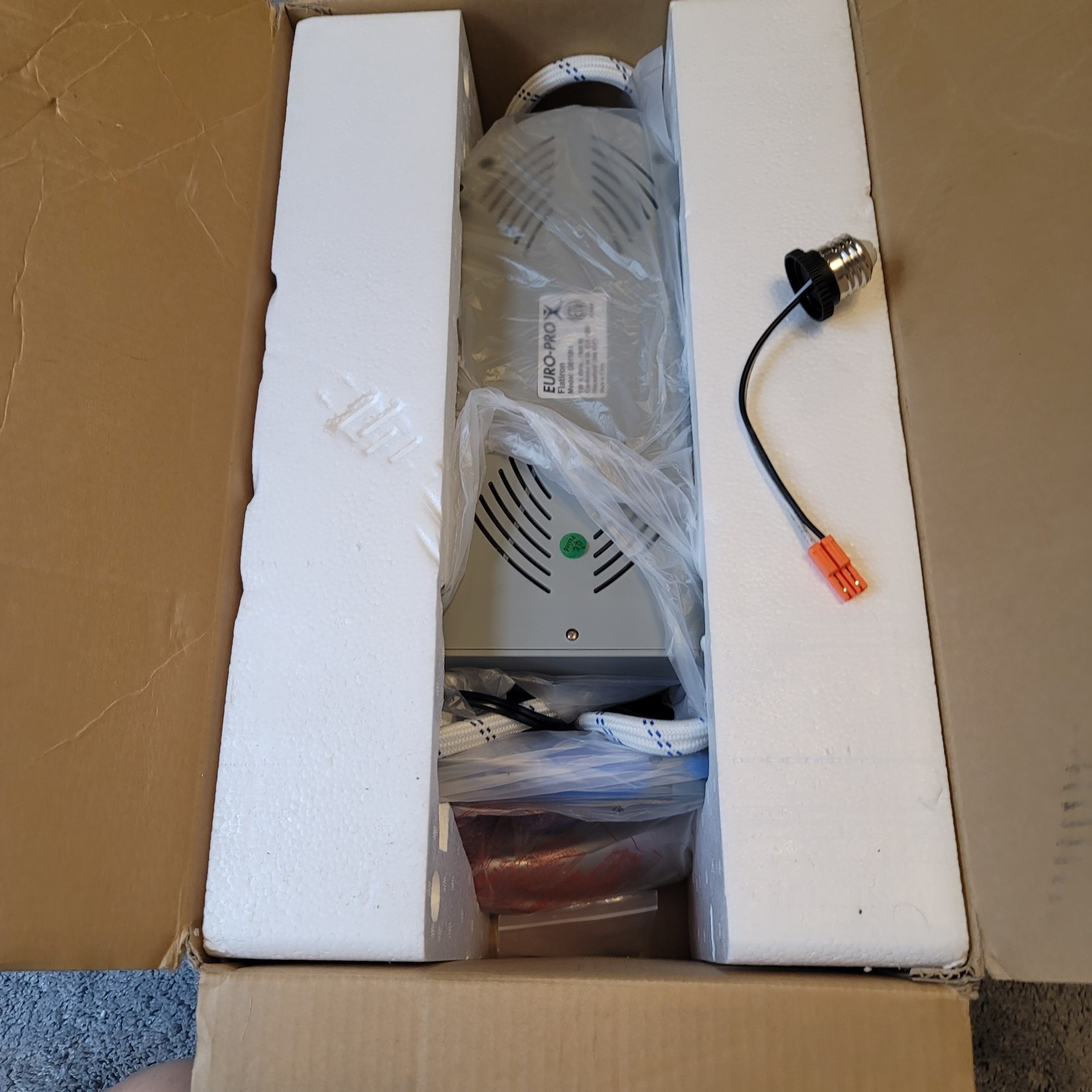 Euro-Pro X Steam Generator Iron G6118H New Open Box