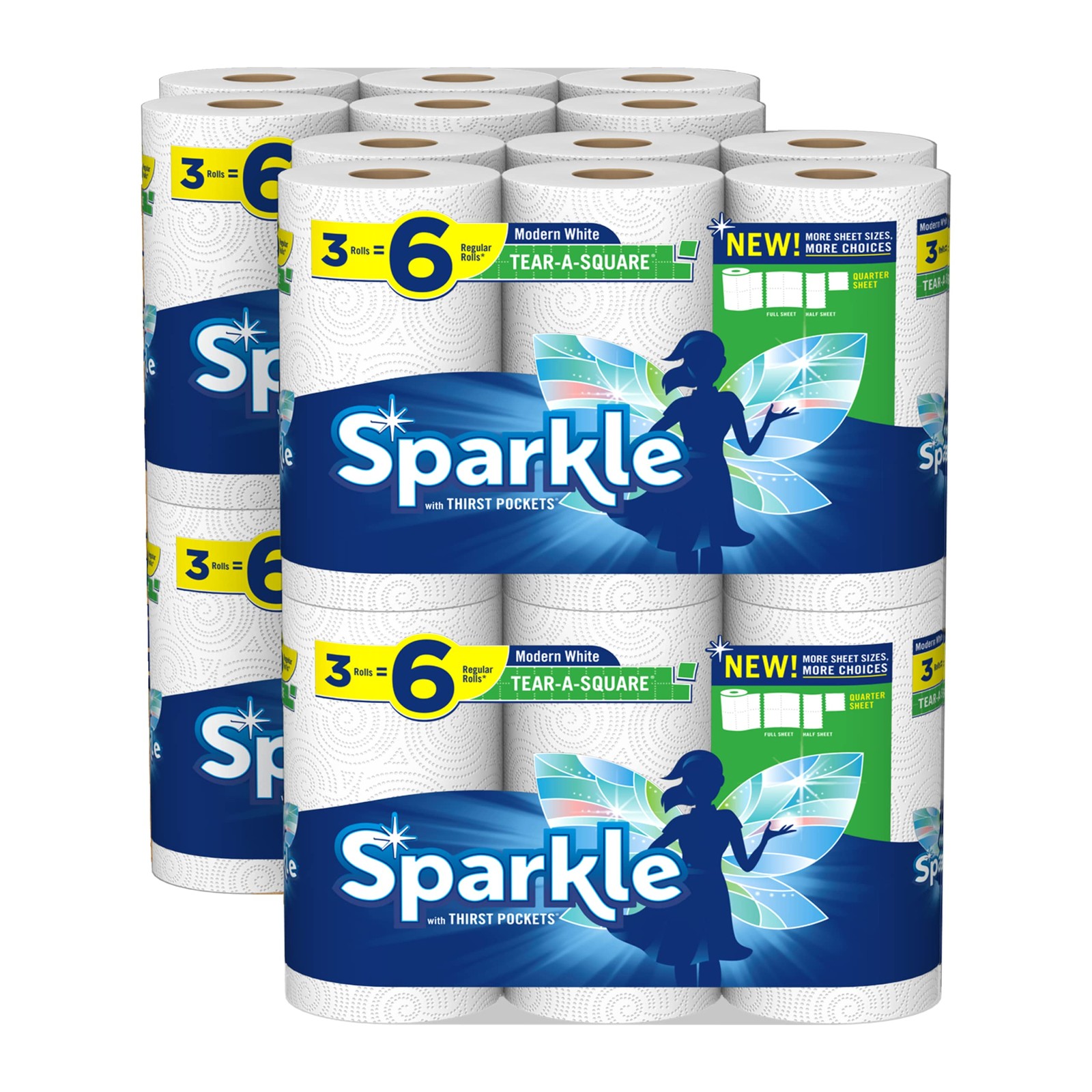 Pick-A-Size Paper Towels, 24 Double Rolls = 48 Regular Rolls, Everyday Value Pa