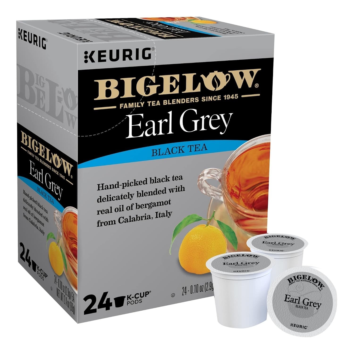 Bigelow Earl Grey Tea K-Cup for Keurig Brewers, 24 Count