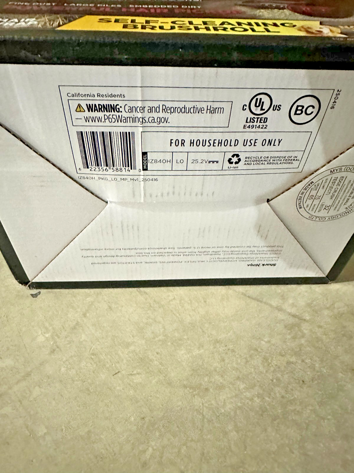 Shark Stratos IZ840H Cordless Stick Vacuum Clean Sense IQ DuoClean PowerFins