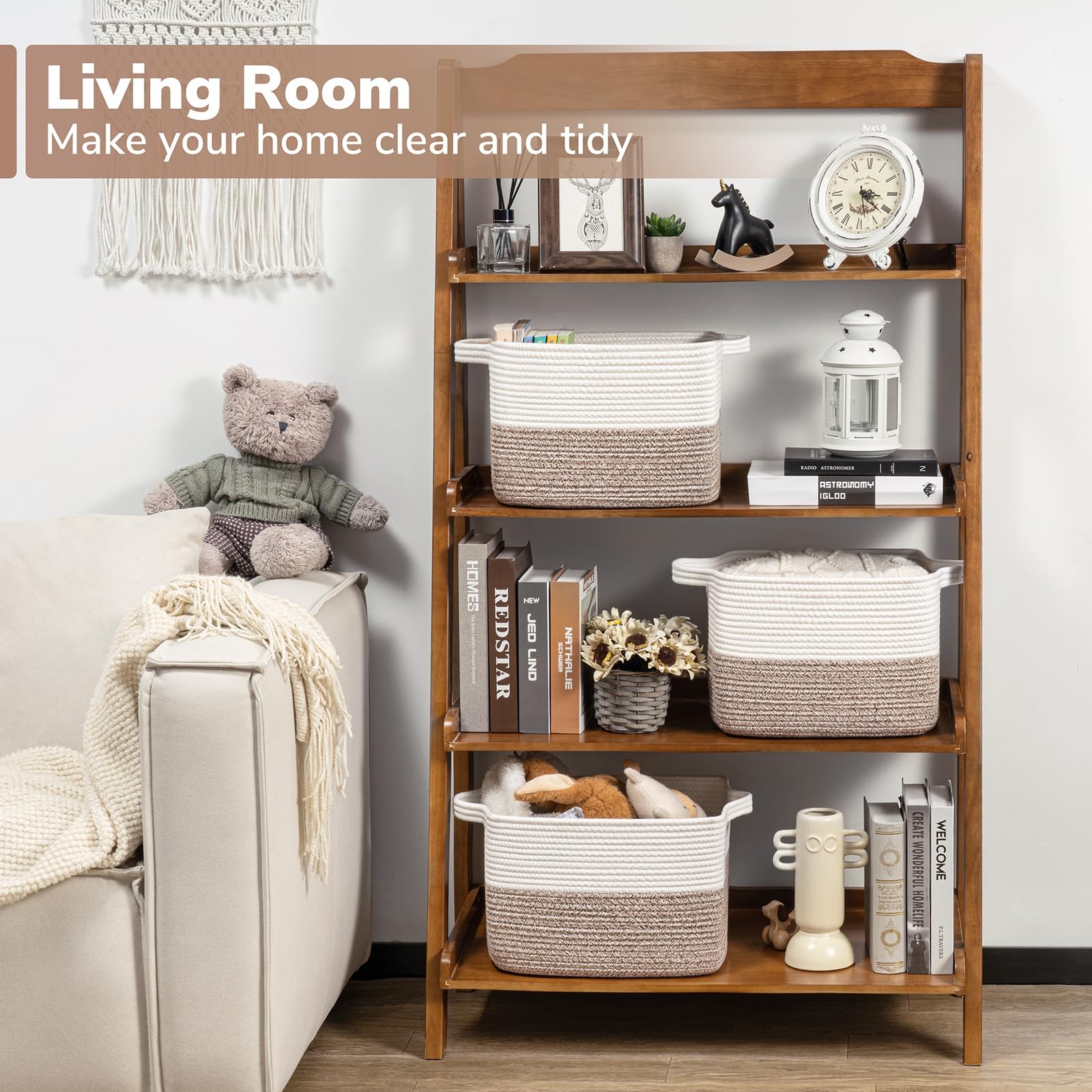 Goodpick Cube Storage Bins – Shelf Baskets for Toys Storage, Closet Storage …