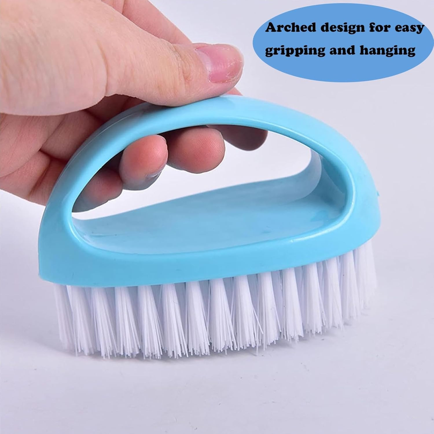 2 Pack Small Scrub Brush Nylon Bristle Grout Tile Sink Kitchen Cleaning