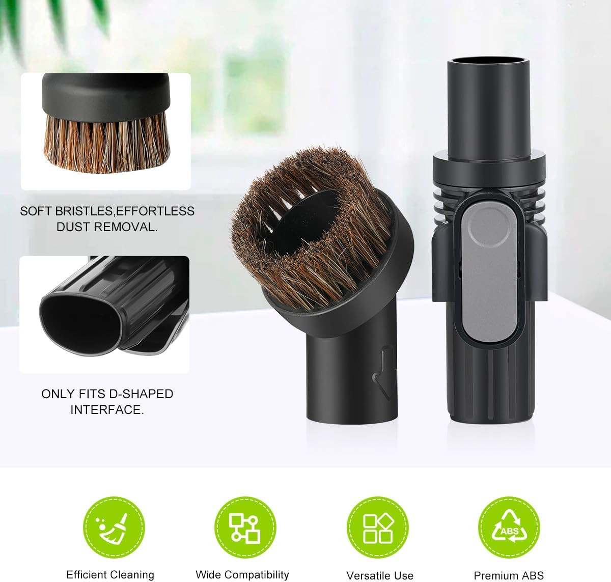 Crevice Tool Vacuum Attachments Compatible with Shark IX141 IZ363HT IZ362H IZ363