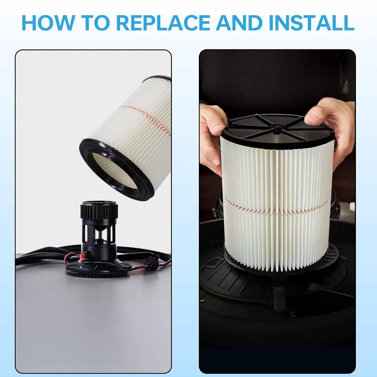 Replace Filter For Craftsman 16 Gallon CMXEVBE18695 Shop Vacuums Part #009-38754