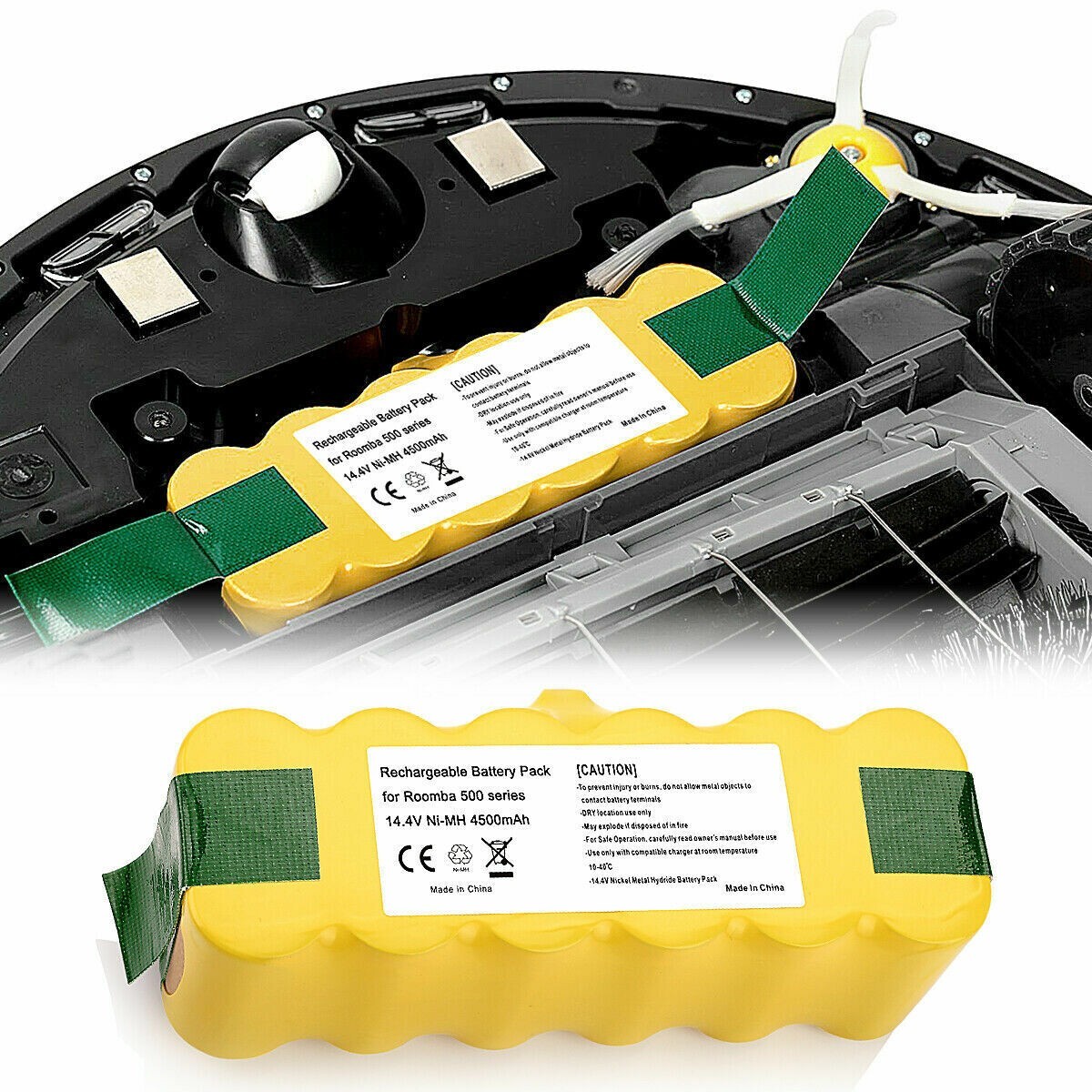 14.4 Volt Ni-MH Battery For iRobot Roomba 500 600 650 700 800 595 620 960 Series