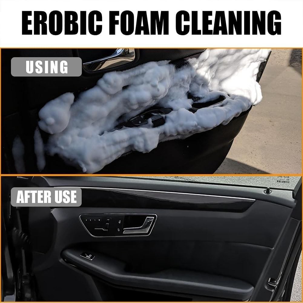 1-3PC Multifunctional Car Foam Cleaner, 250ML for Cars Steering Wheel, Interiors