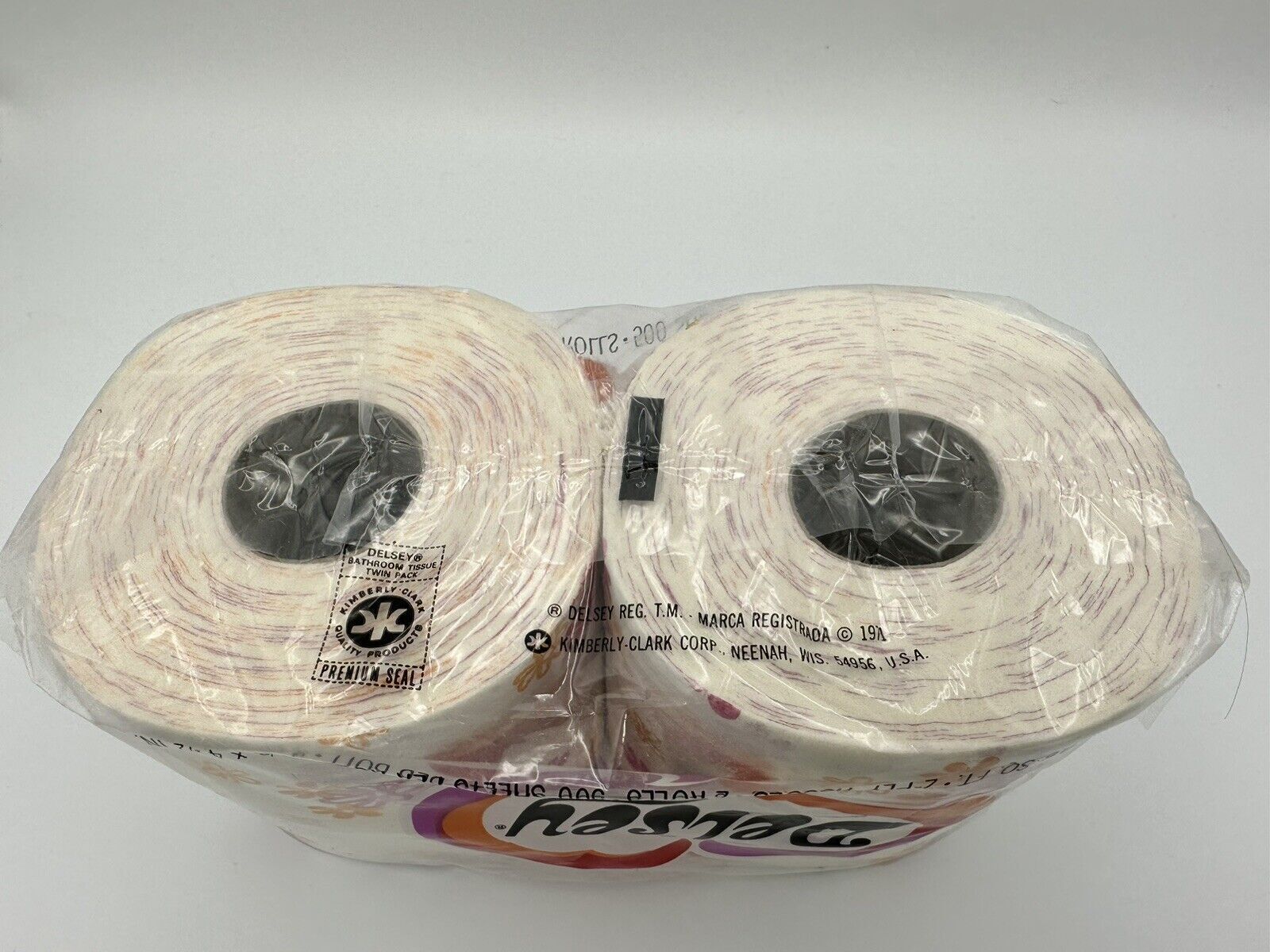 SEALED Vtg 1970s Delsey Retro Floral Daisy Toilet Paper 2 Rolls Cottagecore MCM