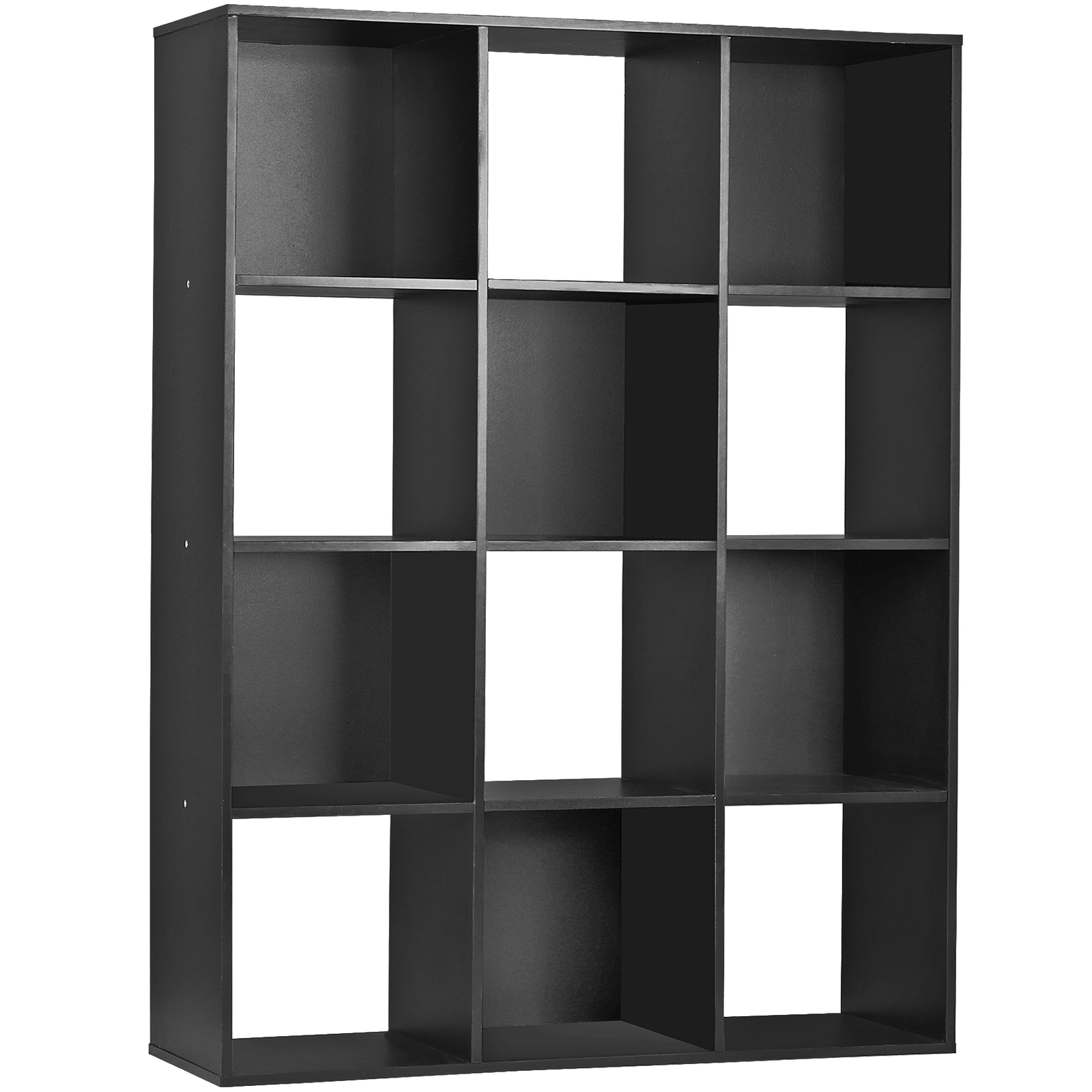 12 Cube Storage Organizer 3 Tier Black Bookshelf Free Combination Cube Shelves