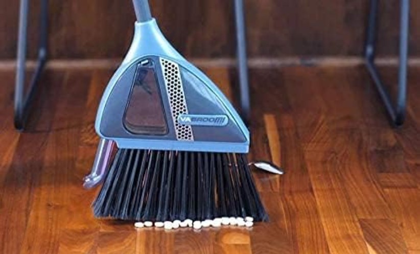 Powerful Cordless Sweeper with Built-In Vacuum: Quiet Operation, Lightweight