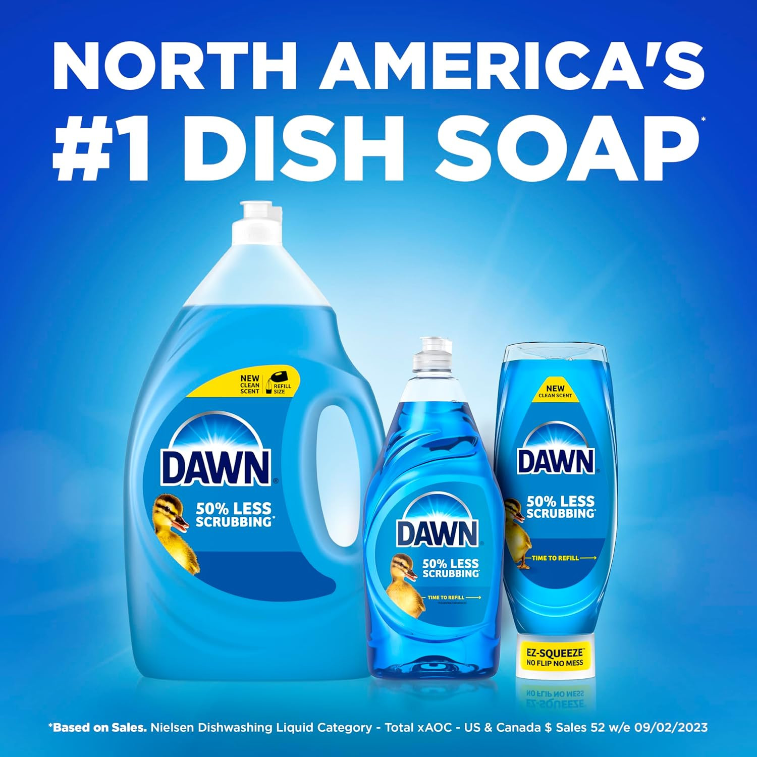 Gentle Clean Ez-Squeeze Dishwashing Liquid Dish Soap, Pomegranate and Rose Water