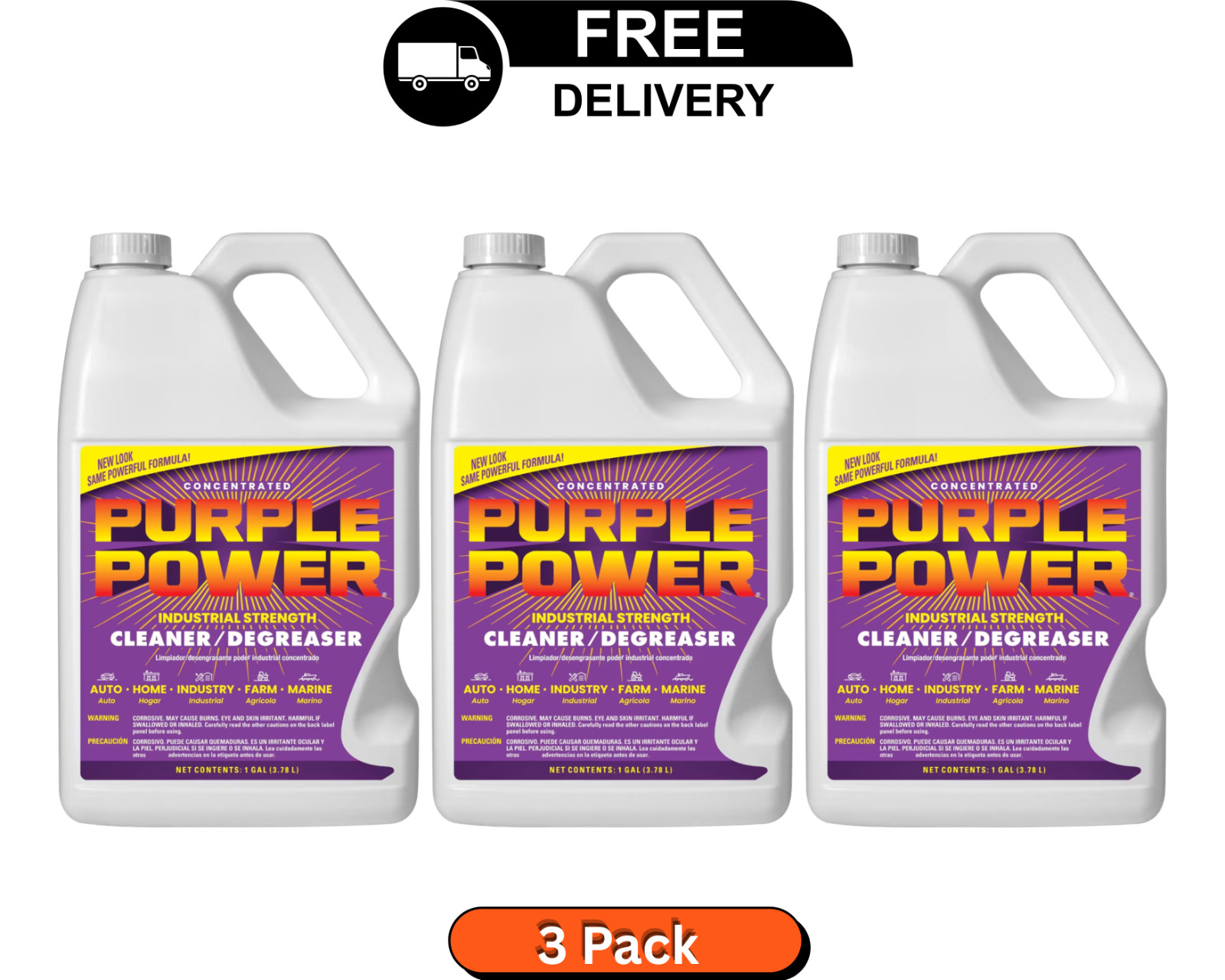 Purple Power Degreaser, 3 Gallon, New, Free Shipping