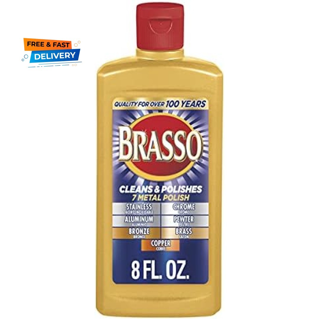 NEW Brasso-Multi-Purpose Metal Polish, 8 oz(FAST SHIPPING)