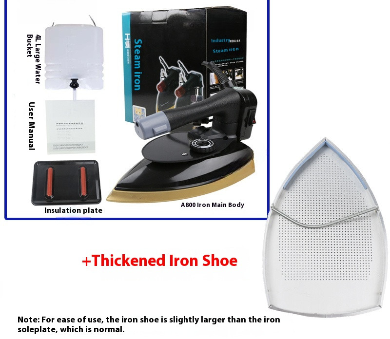 MN-787 Electric Bottle Iron Dual Steam Chamber Industrial Household Iron