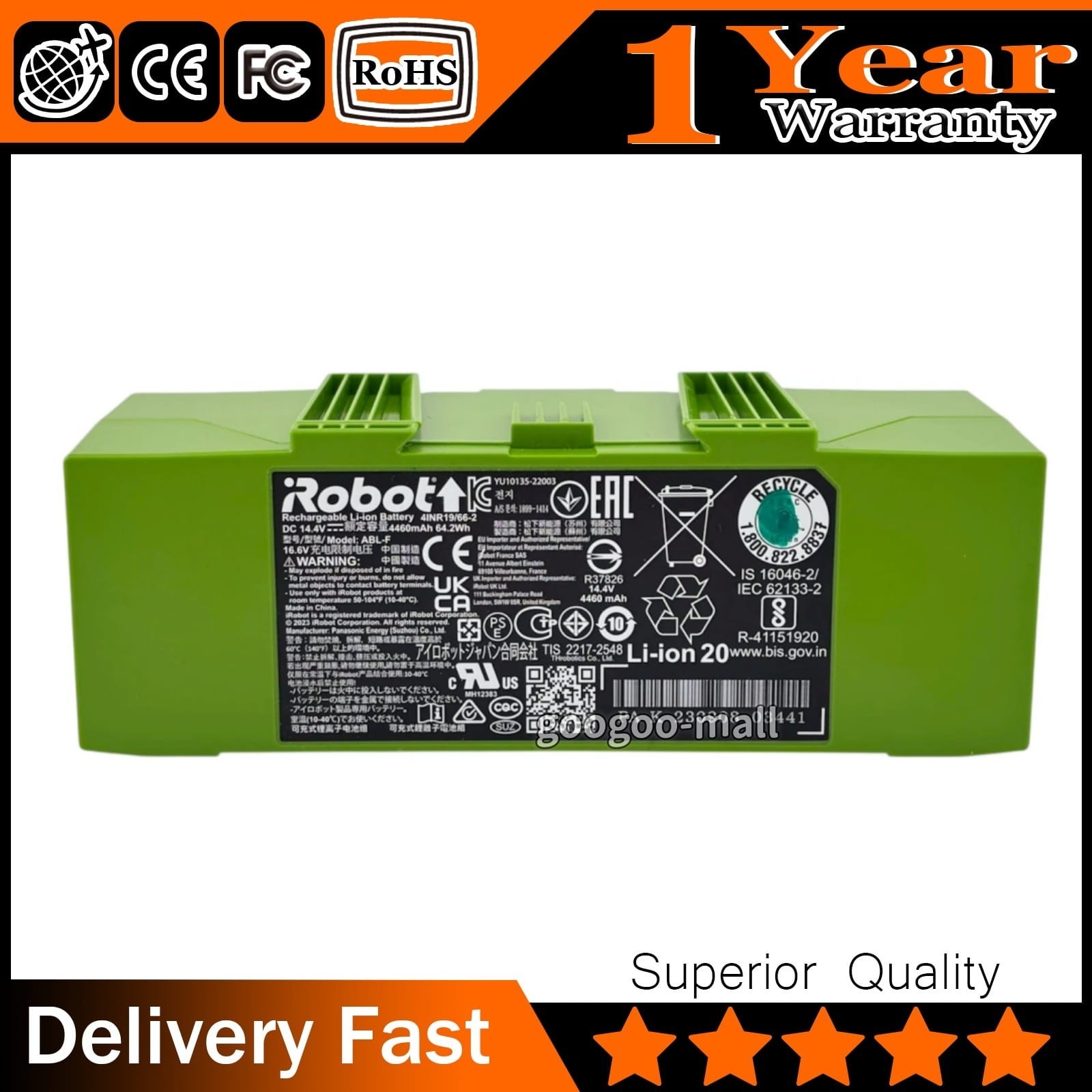 New Original ABL-F Battery For iRobot Roomba J5+ J6+ J7 J7+ J8 J8+ J9 J9+ i8+ i6