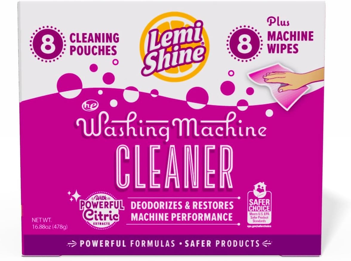 Washing Machine Cleaner – Hard Water Citric Acid Cleaning Powder – Includes Mach