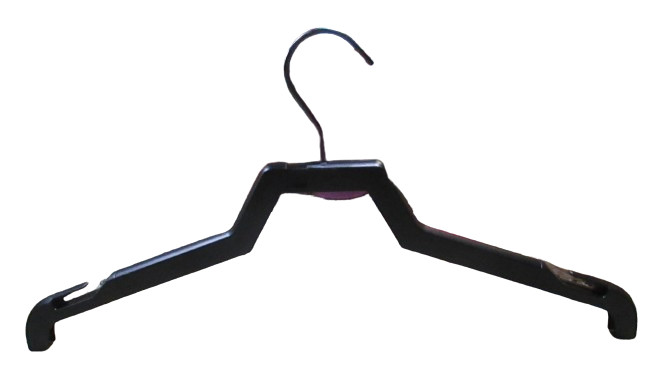 Nike Plastic Heavy Duty 18″ Width Clothes Gown Top Coat Hanger w/Notches Black