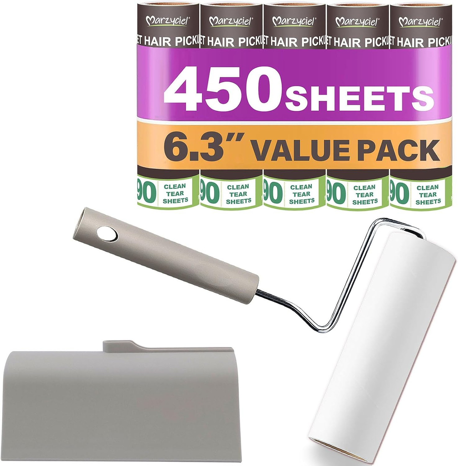 Giant Lint Roller Extra Sticky Large Surface Pet Hair Cloth Curtain Carpet