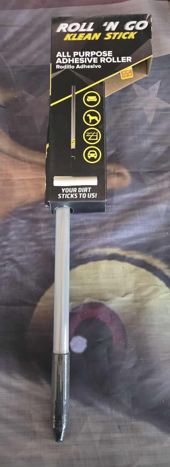 Original Roll N Go Klean Stick W/6″ And 10″ Rollers – 30 Sheets – Free Shipping