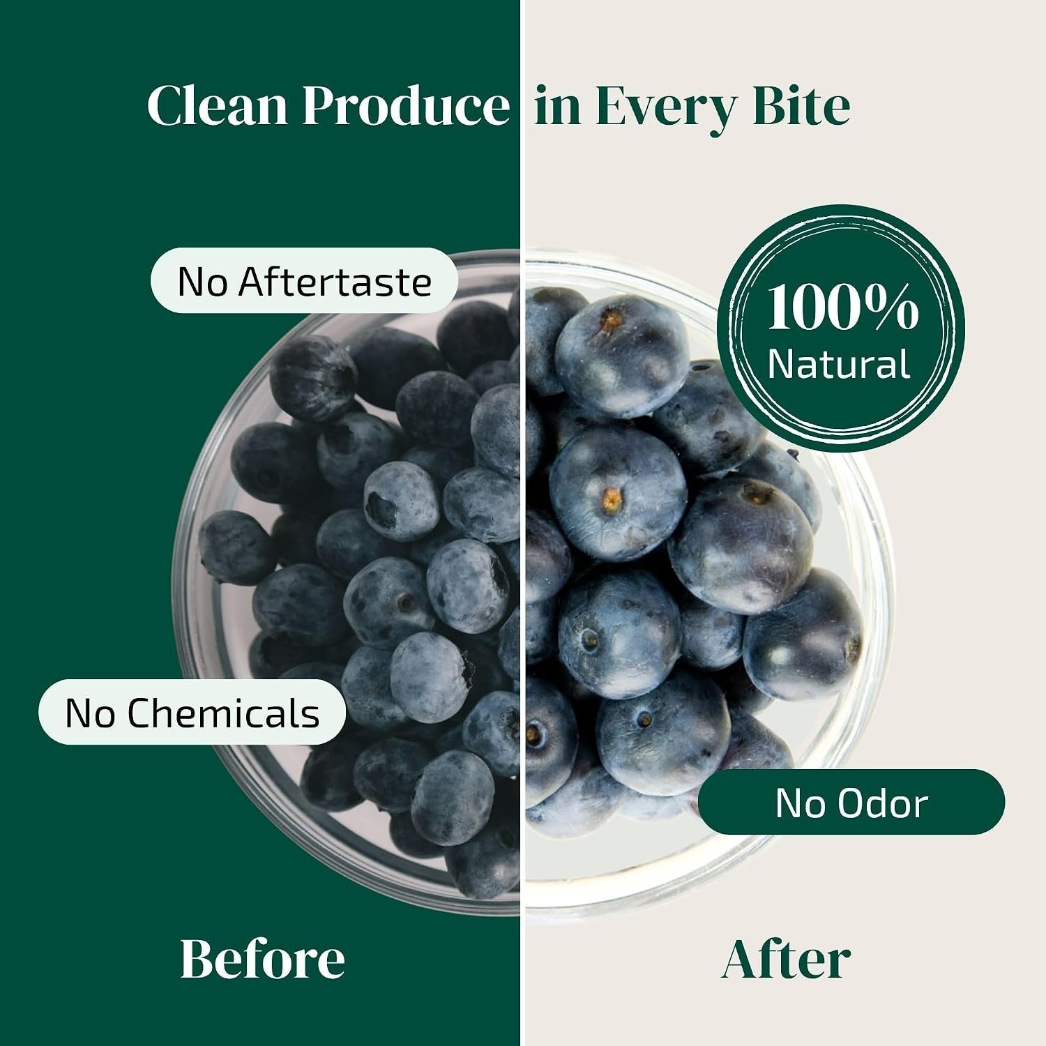 Family-Safe Vegetable Wash Powder – Deep Cleaner for Fresh Produce – 4.2 oz