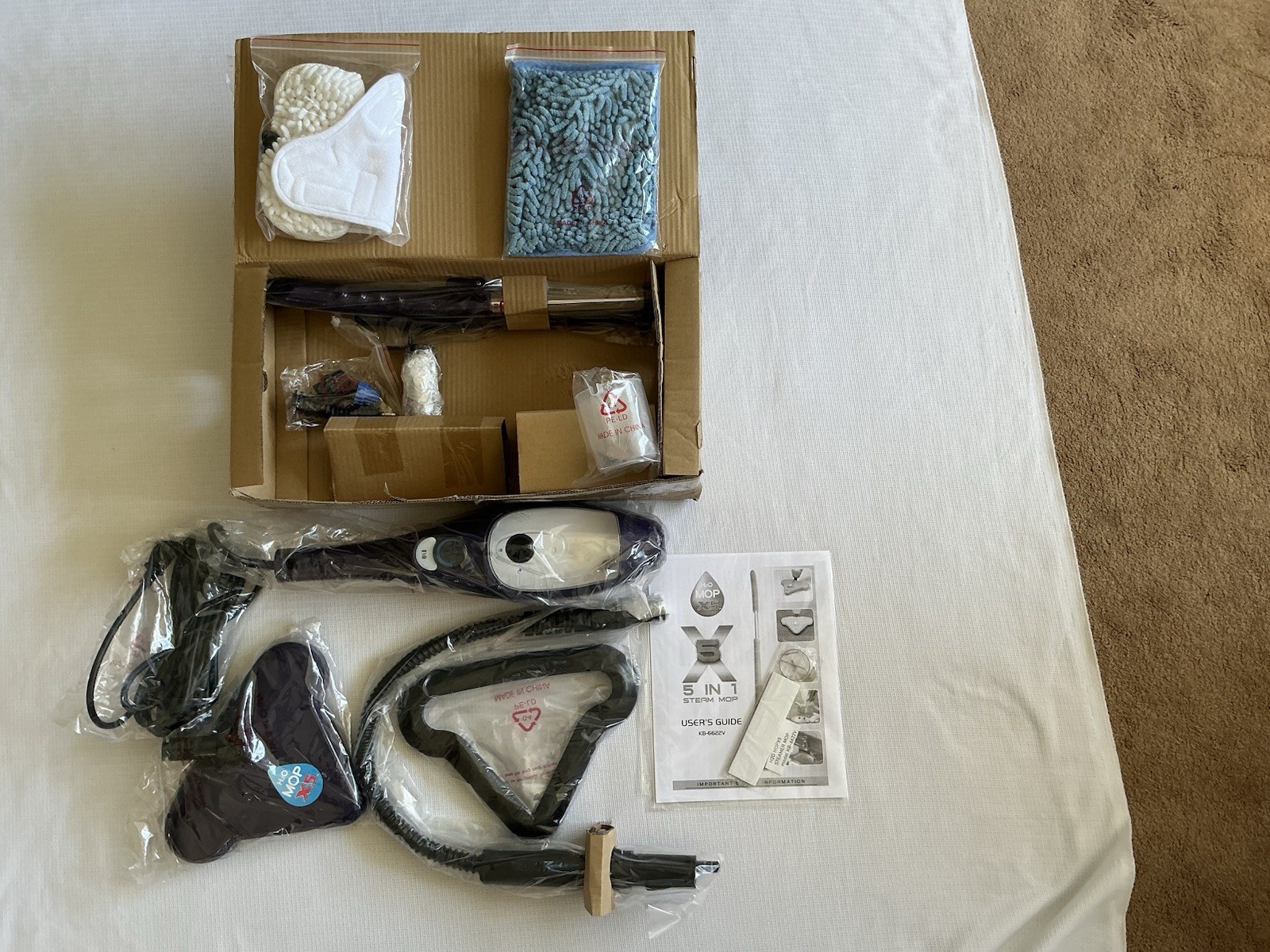 Thane H20 X5 Steam Cleaner Mop Model KB-6622V-1 With Accessories 1300W NIOB
