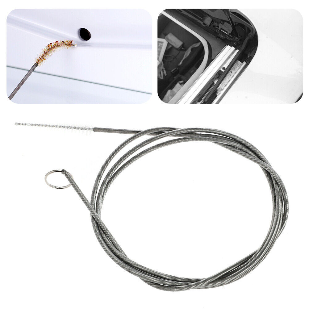2Pcs Drain Brush Flexible Feeding Tube Brush Slim Cleaning Brush Hose Pipe Brush