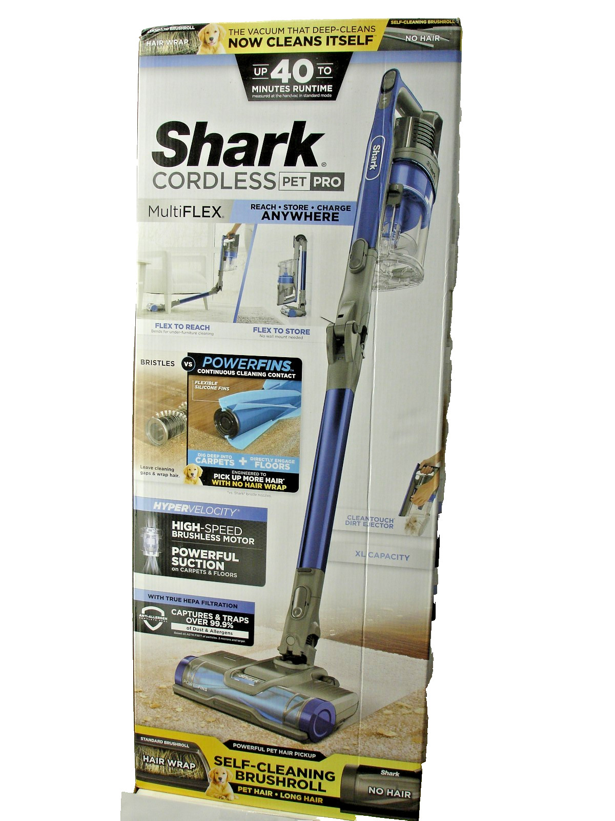 Shark iZ340H PET PRO CORDLESS STICK VACUUM CLEANER MULTIFLEX BRUSHROLL Brand new