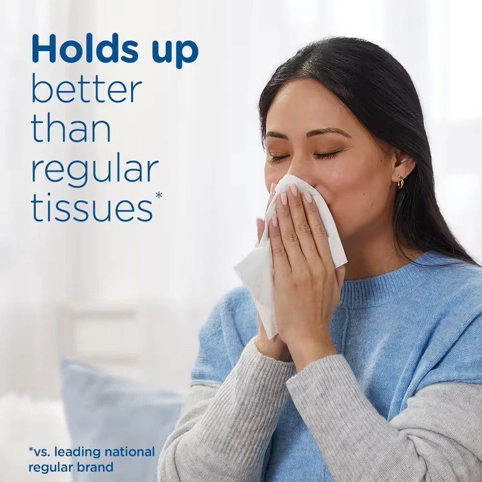 Plus Lotion 2-Ply Facial Tissue Cube Box (56-Sheets per Box, 4 CNT)pk 3